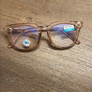 Blue Planet clear brown Glasses 2.00